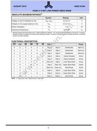 AS6C1616A-55BIN Datasheet Page 3