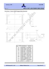 AS6C2008-55TIN Datasheet Page 10