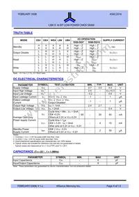 AS6C2016-55BIN Datasheet Page 4