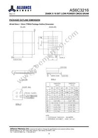 AS6C3216-55BIN Datasheet Page 10