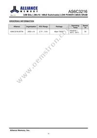 AS6C3216-55TINTR Datasheet Page 12