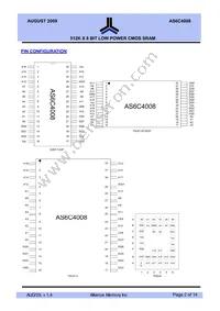 AS6C4008-55BIN Datasheet Page 2