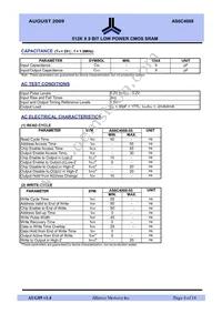 AS6C4008-55BIN Datasheet Page 4