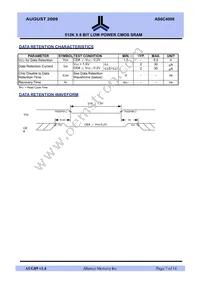 AS6C4008-55BIN Datasheet Page 7
