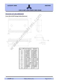 AS6C4008-55BIN Datasheet Page 8