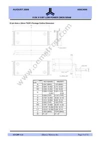 AS6C4008-55BIN Datasheet Page 9
