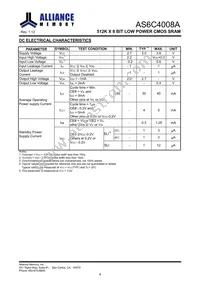 AS6C4008A-55BIN Datasheet Page 5