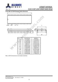 AS6C4008A-55BIN Datasheet Page 14