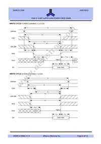 AS6C4016-55BIN Datasheet Page 6