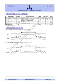 AS6C4016-55BIN Datasheet Page 8