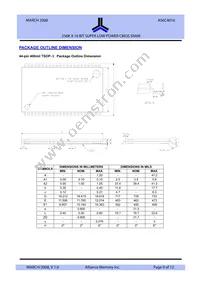 AS6C4016-55BIN Datasheet Page 9