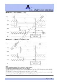 AS6C6264-55PIN Datasheet Page 6