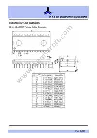 AS6C6264-55PIN Datasheet Page 8