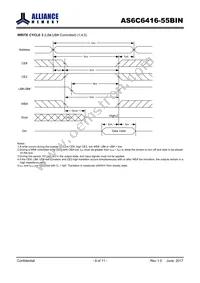 AS6C6416-55BINTR Datasheet Page 8