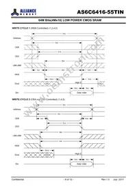 AS6C6416-55TINTR Datasheet Page 8