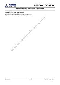 AS6C6416-55TINTR Datasheet Page 11