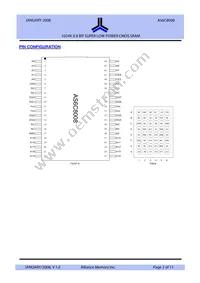AS6C8008-55ZINTR Datasheet Page 2