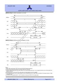 AS6C8008-55ZINTR Datasheet Page 6