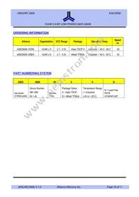 AS6C8008-55ZINTR Datasheet Page 10