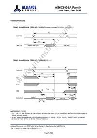 AS6C8008A-45BIN Datasheet Page 9