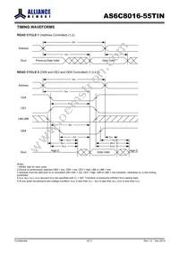 AS6C8016-55TIN Datasheet Page 6