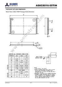 AS6C8016-55TIN Datasheet Page 10
