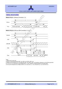 AS6C8016-55ZINTR Datasheet Page 5