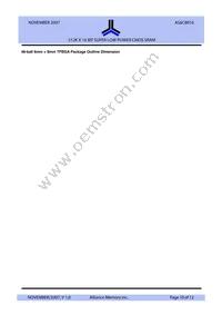 AS6C8016-55ZINTR Datasheet Page 10