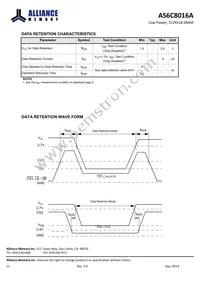 AS6C8016A-55BINTR Datasheet Page 11