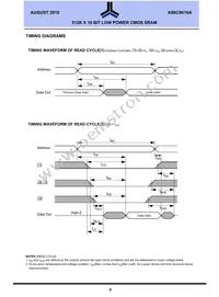 AS6C8016A-55ZIN Datasheet Page 6