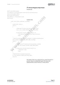 AS7261-BLGM Datasheet Page 19