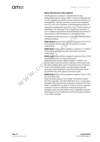 AS7262-BLGM Datasheet Page 14