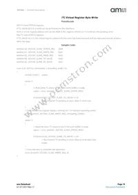AS7262-BLGM Datasheet Page 19