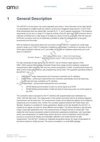 AS73211-AQFM Datasheet Page 3