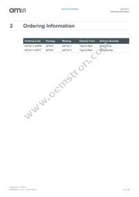 AS73211-AQFM Datasheet Page 6