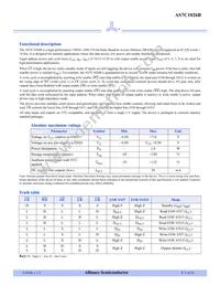 AS7C1026B-20JCN Datasheet Page 2