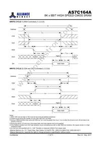 AS7C164A-15PIN Datasheet Page 7
