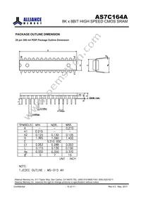 AS7C164A-15PIN Datasheet Page 10