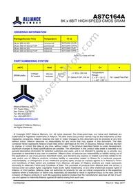 AS7C164A-15PIN Datasheet Page 11