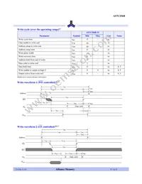 AS7C256B-15JIN Datasheet Page 5