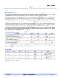 AS7C31024B-20TJCN Datasheet Page 2