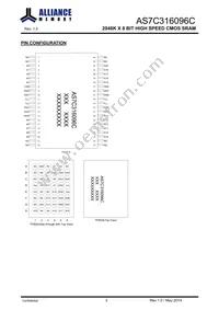 AS7C316096C-10TIN Datasheet Page 4