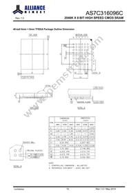 AS7C316096C-10TIN Datasheet Page 11