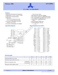 AS7C32098A-20TIN Datasheet Cover