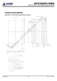 AS7C325632-10BINTR Datasheet Page 11