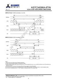 AS7C34096A-8TINTR Datasheet Page 7