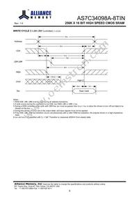 AS7C34098A-8TINTR Datasheet Page 10