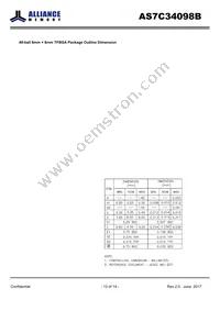 AS7C34098B-10TIN Datasheet Page 13