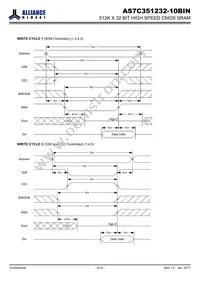 AS7C351232-10BIN Datasheet Page 8