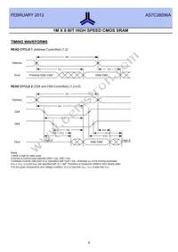 AS7C38096A-10BIN Datasheet Page 6